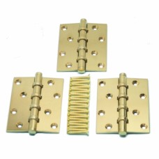 Brass Butt Hinges (Set of 3)